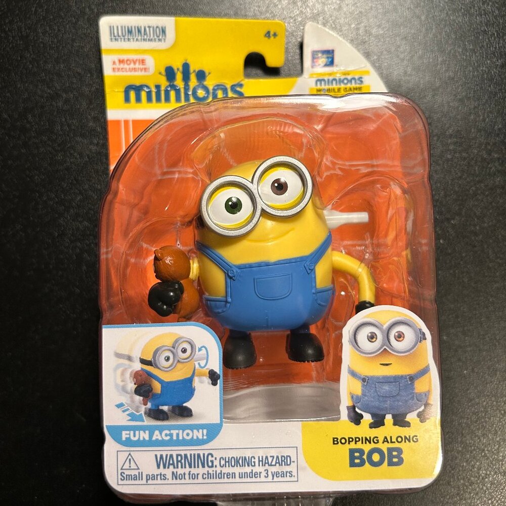 Minions Fun Action Bopping Along Bob Action figure